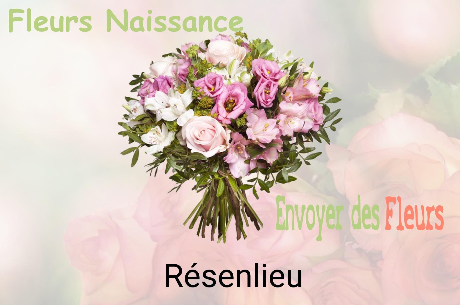 Bouquet de fleurs de naissance livré à Résenlieu